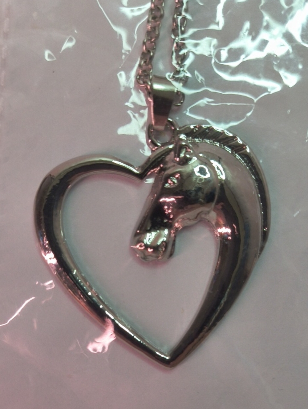 Silver Heart Pendant Necklace
